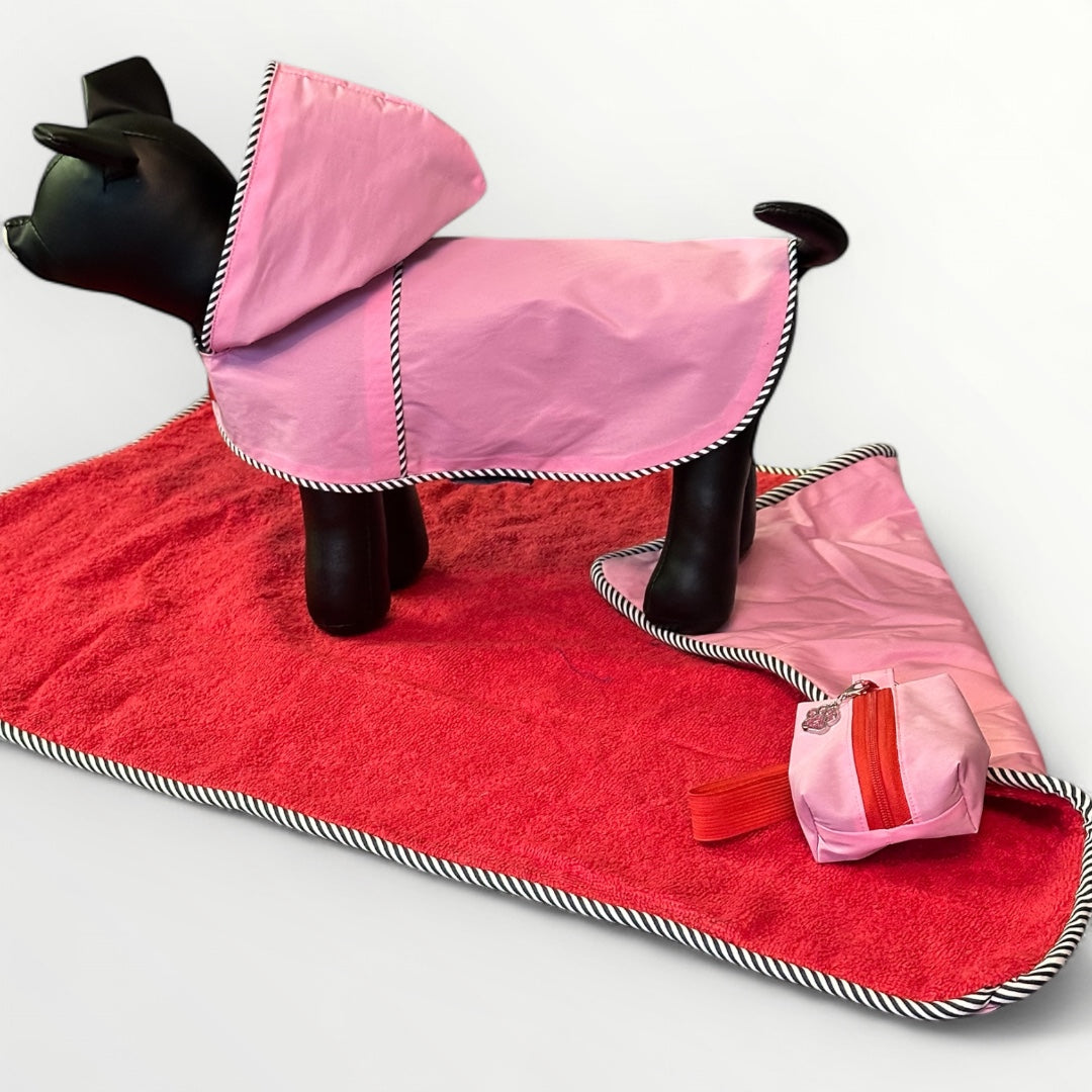 PINK RIVIERA RAINCOAT