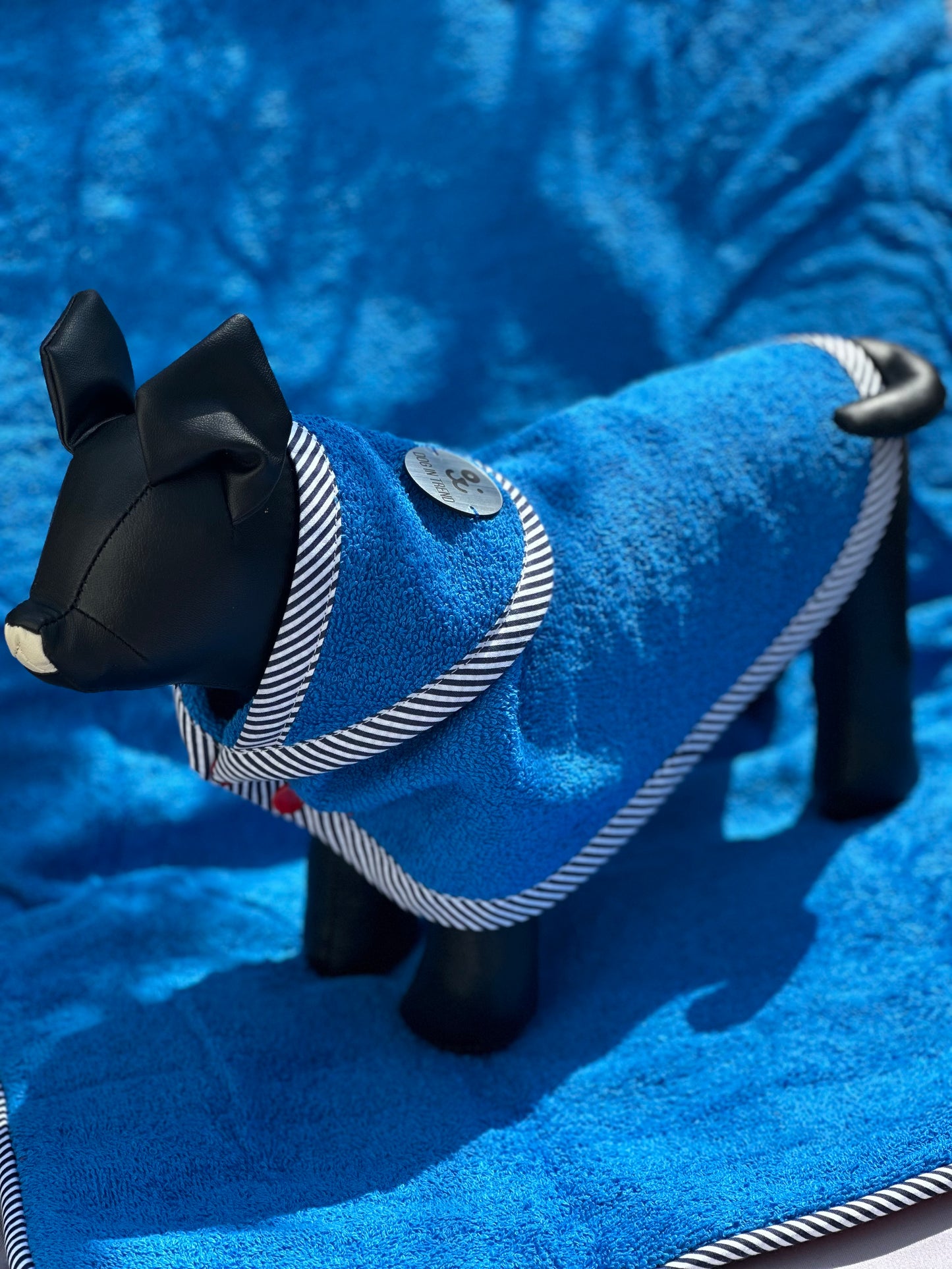 Accappatoio per cani – Blue Riviera