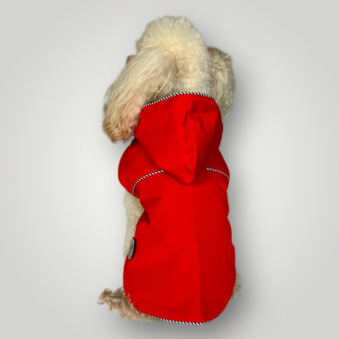 RED RIVIERA RAINCOAT