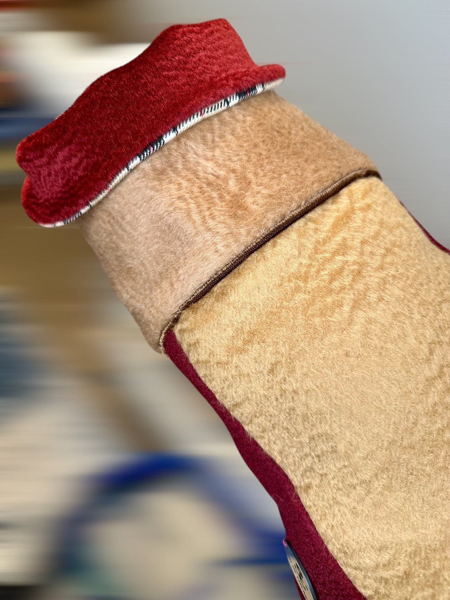 Manteau pour Chien en Cachemire Façon Zibeline – Pièce Unique - Taille XL - Haute Couture Dog in Trend